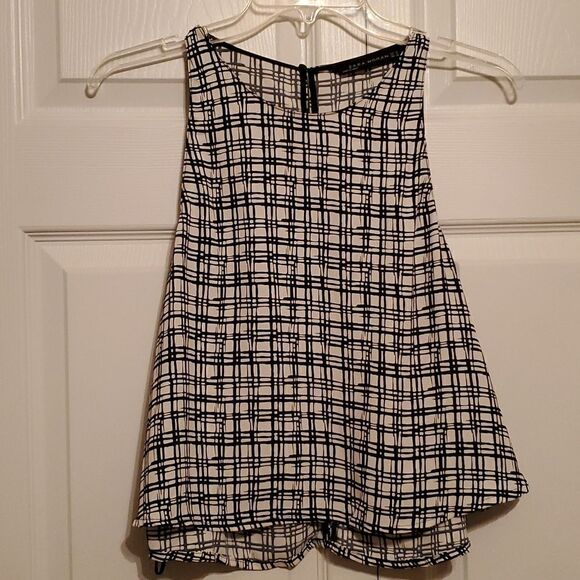 Zara Woman Sleeveless Crop Top Size Medium - Picture 3 of 8